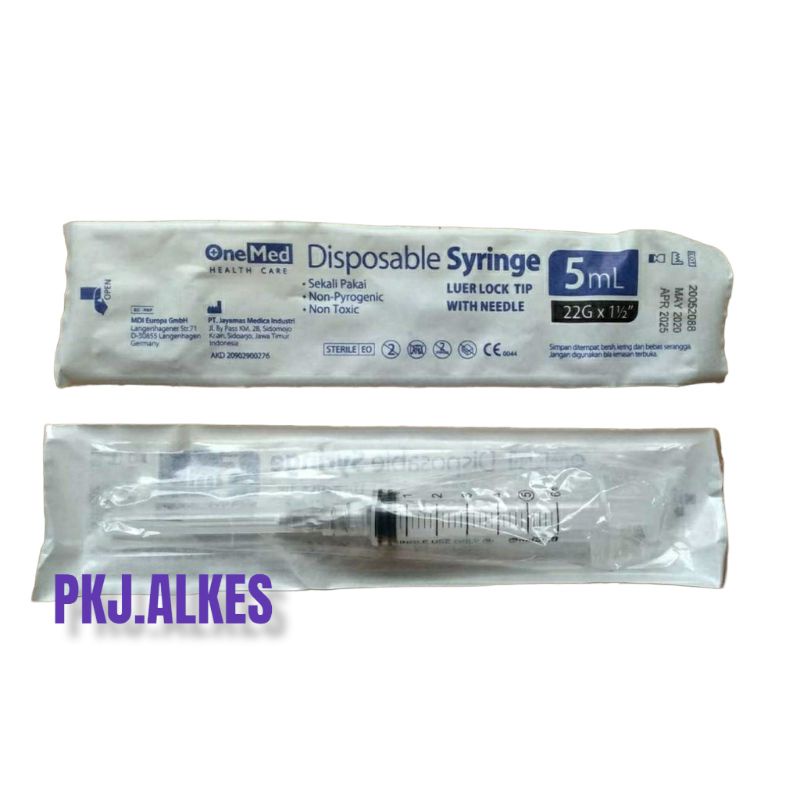 SYRINGE 5CC ONEMED ECER SPUIT 5ML