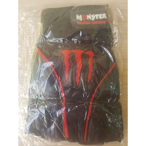 Sarung Tangan Monster Energy  / Sarung Tangan Motor Pria / Sarung Tangan Racing motor