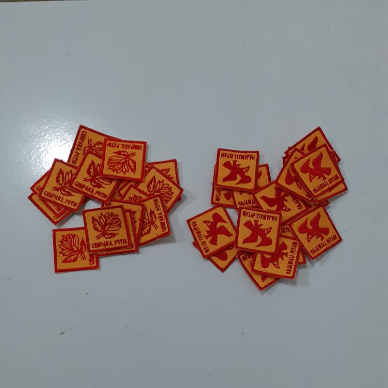 custom regu pramuka bordir