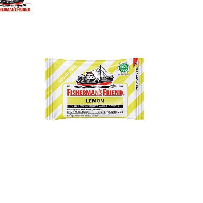 

ark Fisherman's Friend Permen Bebas Gula Rasa Lemon 25 gr mjta110