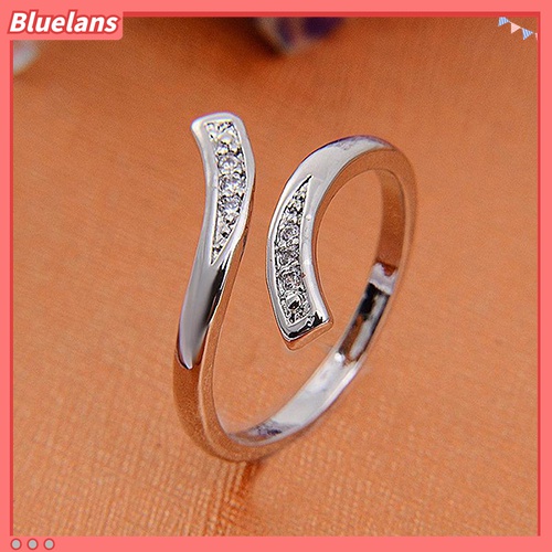 Cincin Sterling Silver 925 Ukuran Adjustable Untuk Wanita