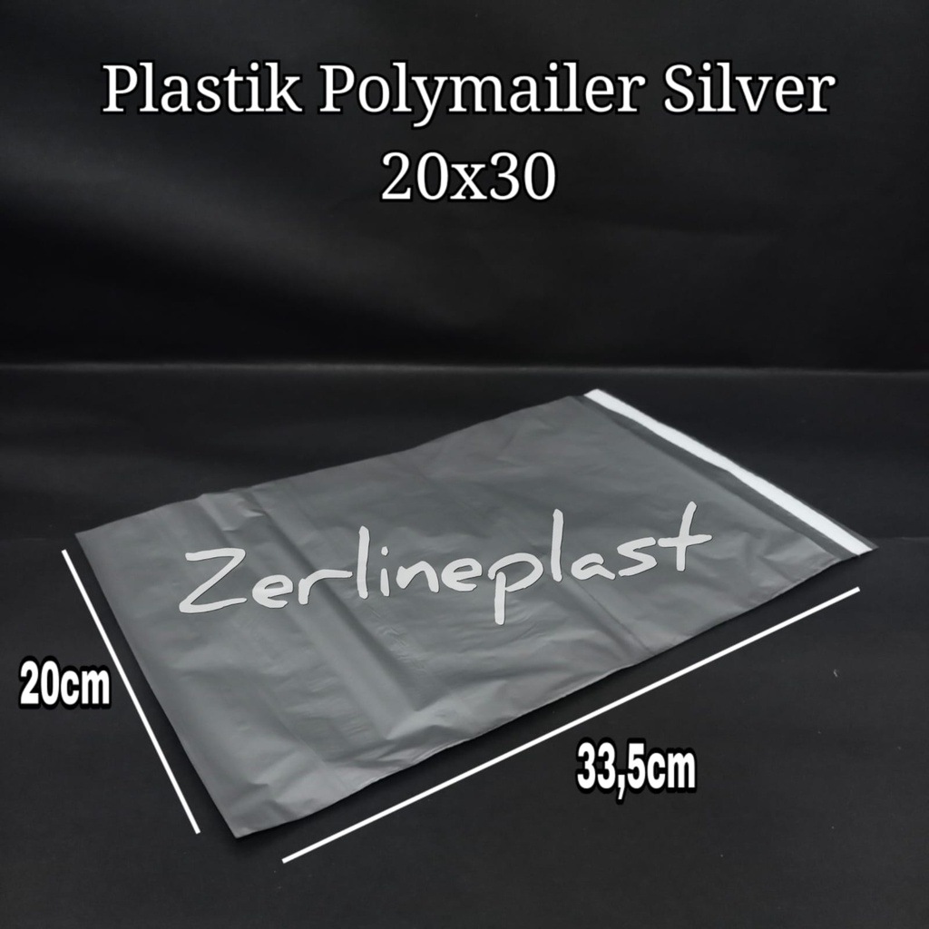 Plastik POLYMAILER SILVER / Plastik Packing @100lbr