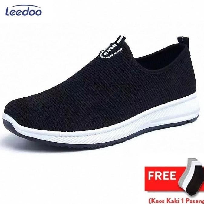 Leedoo Sepatu Slip on Sepatu Pria Sepatu Import Pria MC601