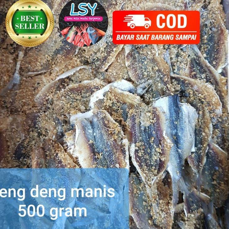 

10.10 STOK READY ikan asin dendeng tembang manis 500gram grosir