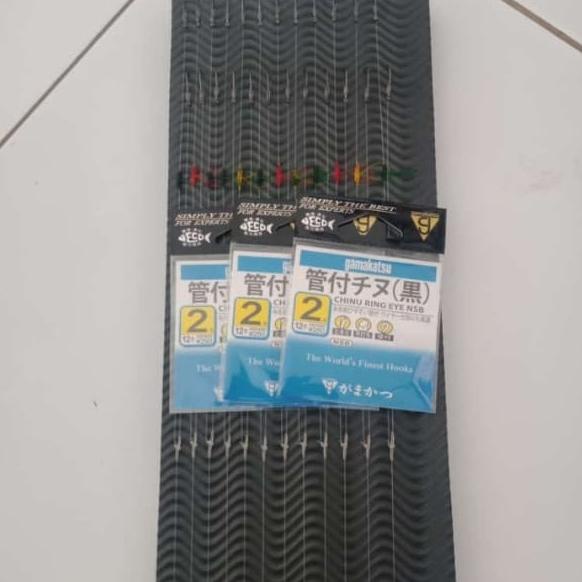 Rangkaian Kail Cabang 3 Mata Kail Gamakatsu No.2