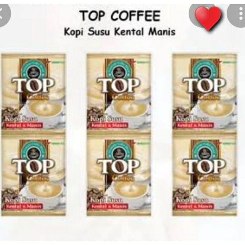 

top coffee susu ketal manis renteng 12