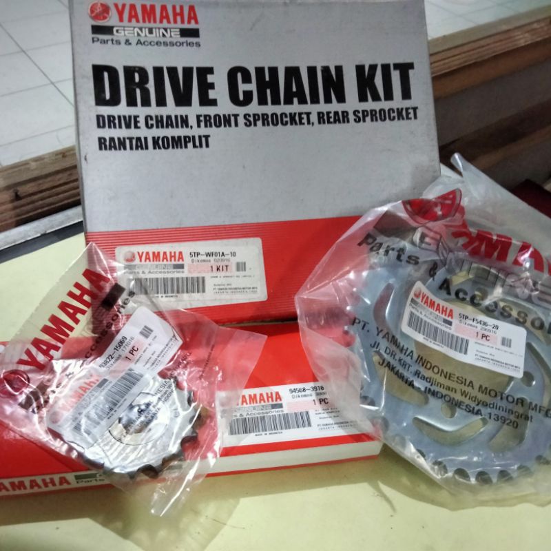 GEAR SET ORIGINAL YAMAHA  JUPITER Z