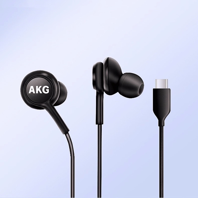 Headset Handsfree Samsung type-C AKG Original 100%+Microphone