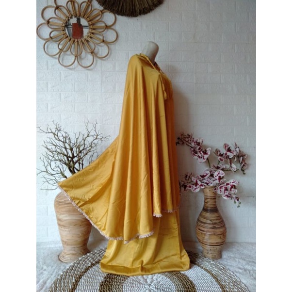 mukena dewasa,mukena Armani silk polos premium
