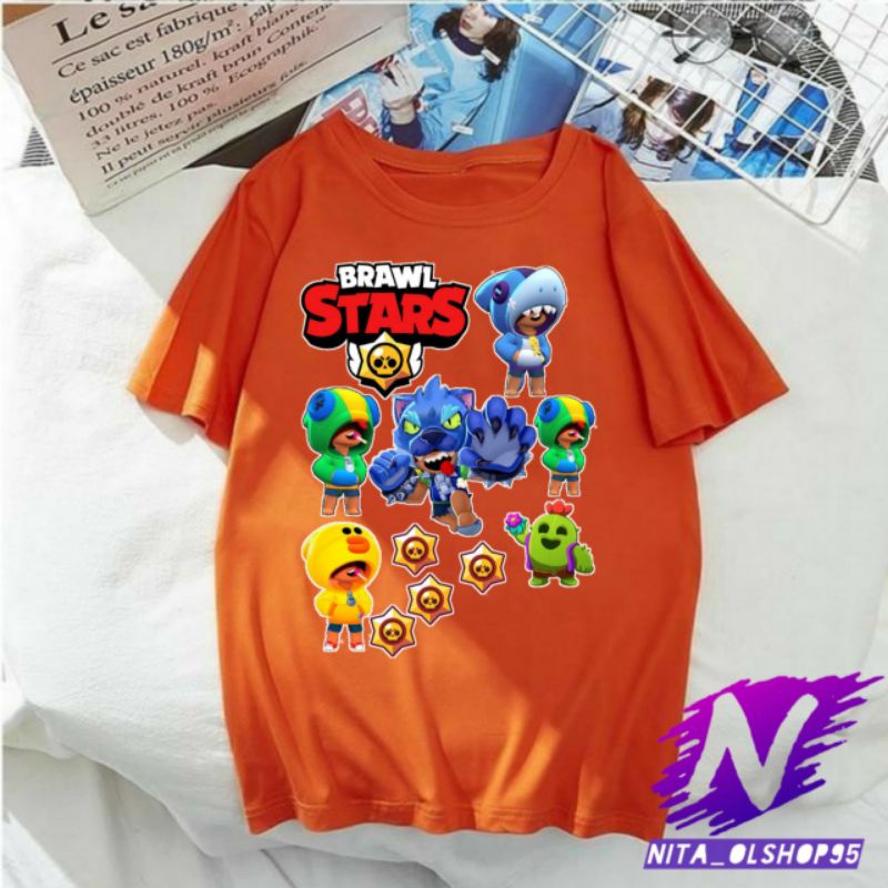 baju anak kaos anak brawlstar terbaru kaos atasan anak