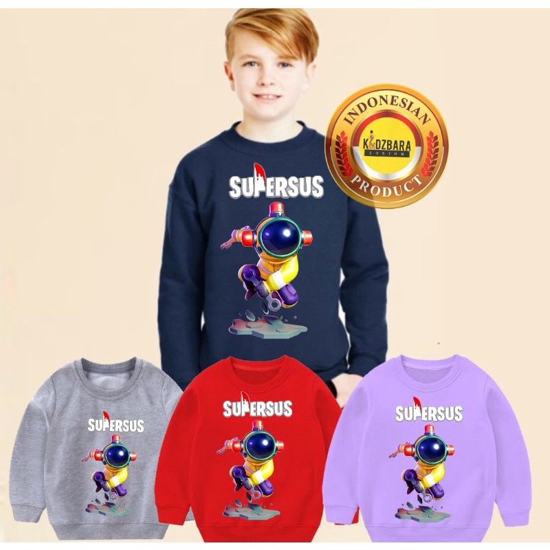 SWEATER ANAK GAME SUPER SUS