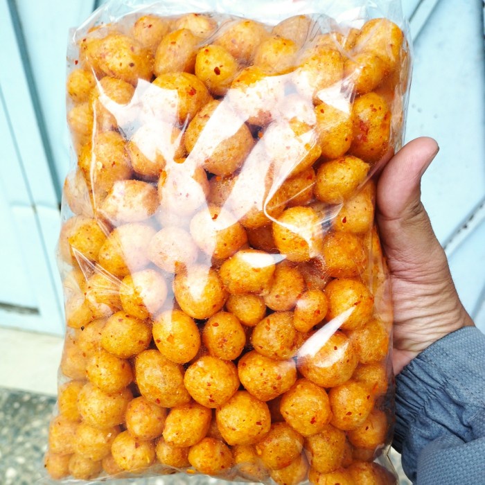 

Emplod Lewo Balado dan Pedas 500gram - Endog Lewo Bulat Balado Pedas - Bodruk - Comring Cimol Kering
