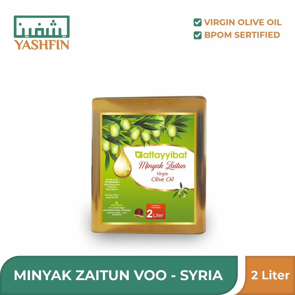 

Minyak Zaitun 2Liter/Olive Oil Virgin Syiria/ Minyak Zaitun Syiria