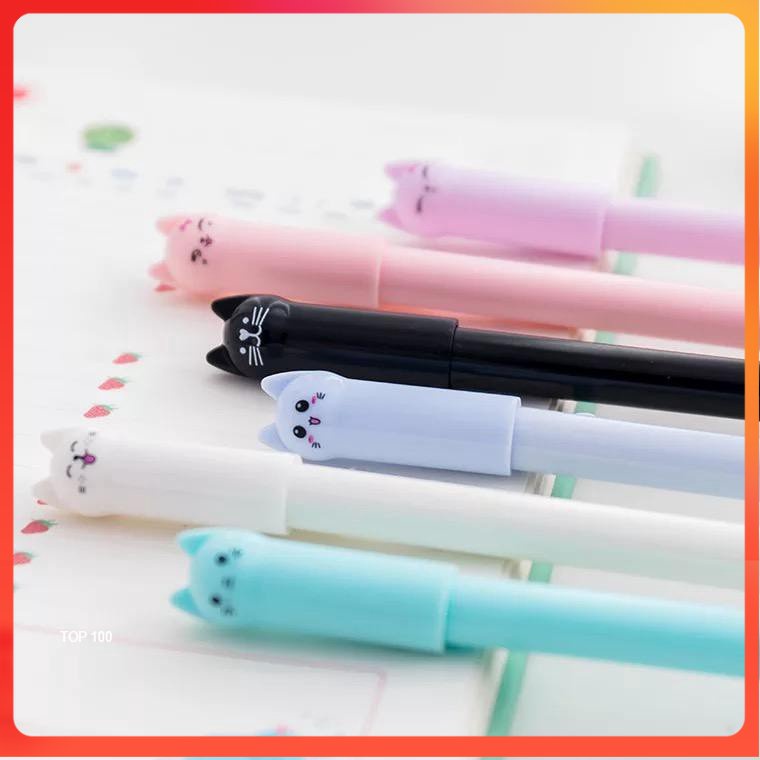 

[MDP] PULPEN KUCING LUCU 6 WARNA - BALLPOINT BOLPEN PENA KARTUN CUTE CAT KARAKTER