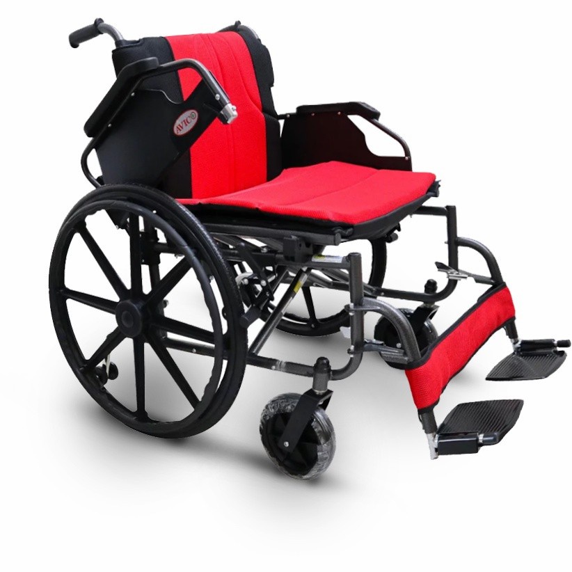 Kursi Roda Jumbo Avico Bima Max Beban 120 kg Big Size