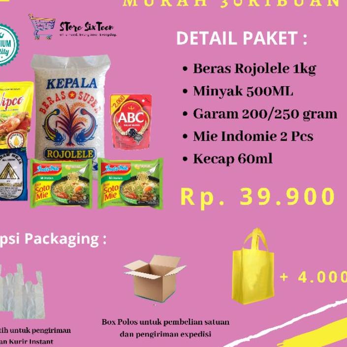 

10.10 Brands Festival Paket Sembako Murah 30 Ribuan ! Paket sembako murah / Paket sembako lengkap grosir