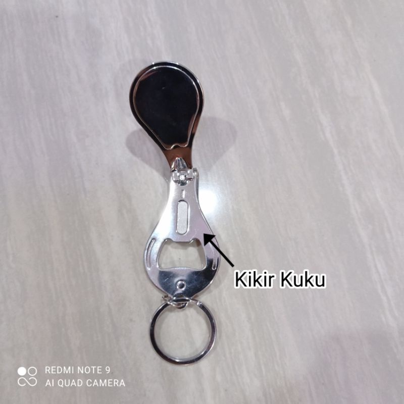 gunting kuku kikir stainless bulat BESAR