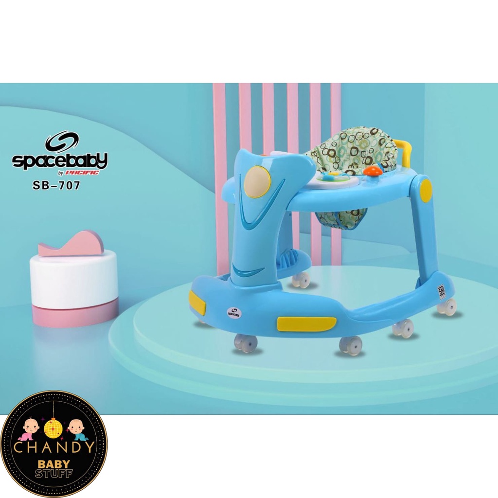 BABY WALKER  SPACE BABY 2IN1 SB 707 ADA REAM DAN MUSIK