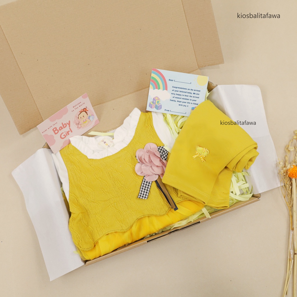 [BRAVE] Hampers Baby Girl 0-30 Bulan / Kado Lahiran Hadiah Bayi Perempuan Bulan New Born Gift Dress