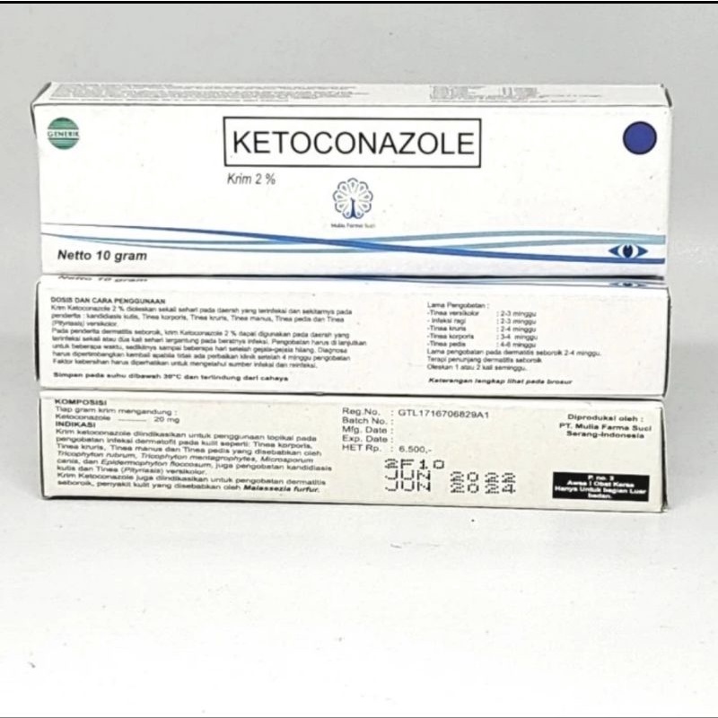 Ketoconazole 10 Gr - Salep Jamur Infeksi Kulit Kucing Anjing Jamur Cat Dog