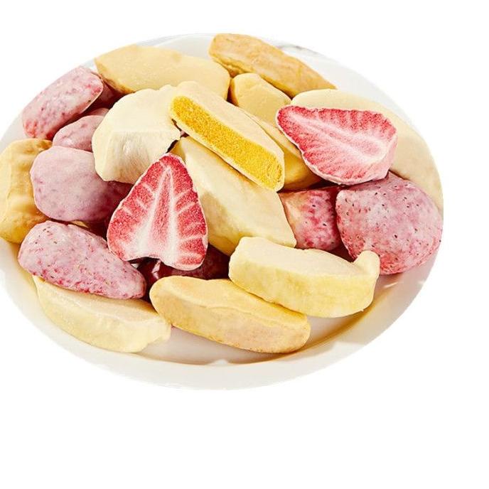 

✨STAR✨ Campuran Mangga Durian Strawberry Beku kering / 混合冻干芒果 草莓 榴莲 有零有食 gas !!