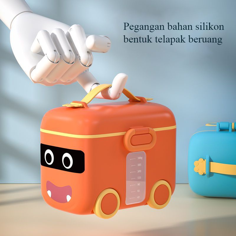 New Model Kotak Box Susu Formula Milk Storage Model Mobil Tayo Bus Roda Berputar