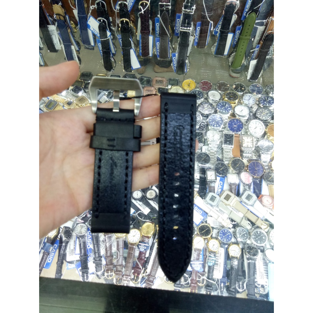Tali Kulit Jam Tangan Pria Ukuran 22 mm,24 mm,26 mm