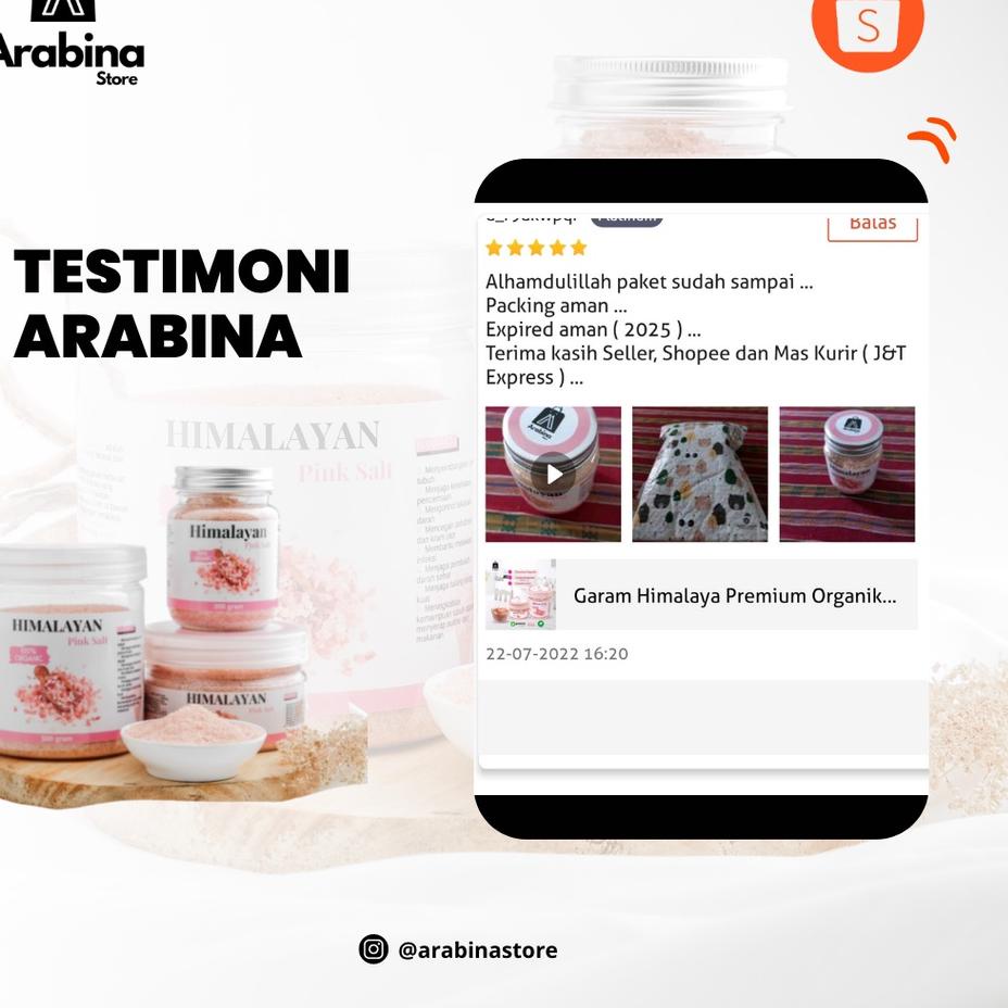 

Sikat Sekarang--Garam Himalaya Original 100% Asli Premium Organik Natural Himalayan Pink Salt Himsalt Ibnu Sina