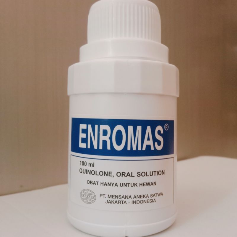 Enromas 100 ml Obat diare, CRD, snot, cholera, pilek, mycoplasma unggas