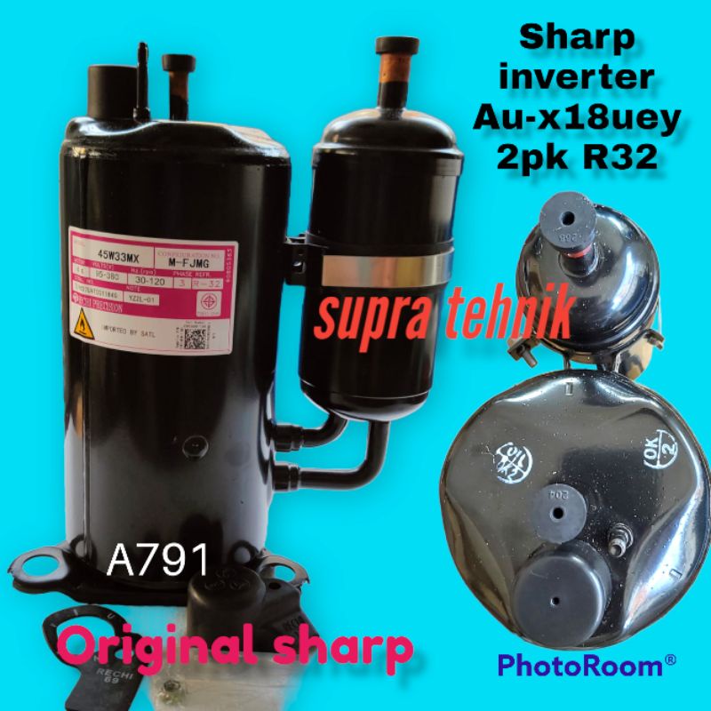 kompresor ac inverter sharp 2pk x18uey orifinal 791