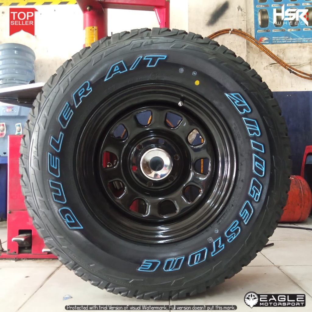 PAKET VELG BAN MOBIL RING 15 VELG MOBIL HARDTOP MOKUPO HSR PLUSH BAN BS A/T