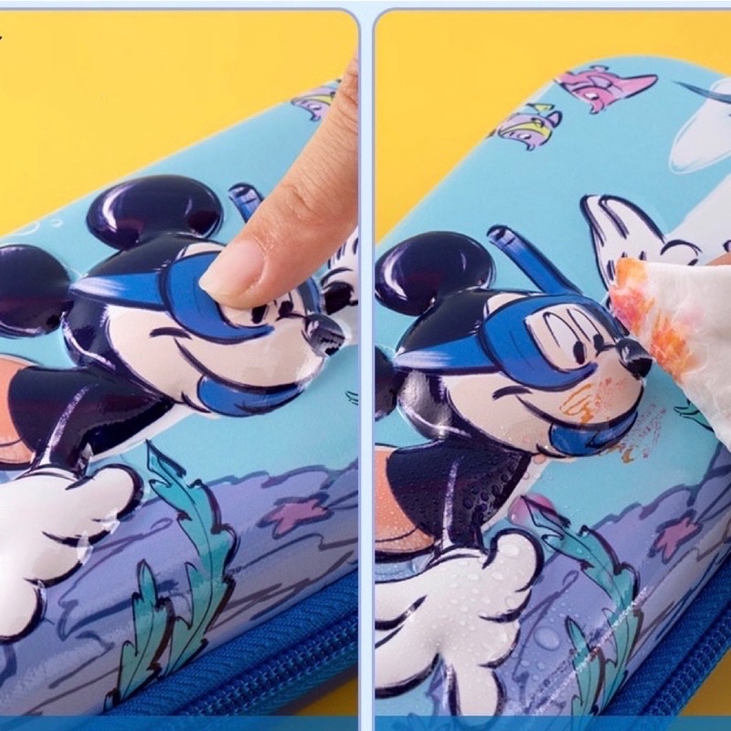 disney 3d eva material hard case pencil box kotak tempat pensil Disney