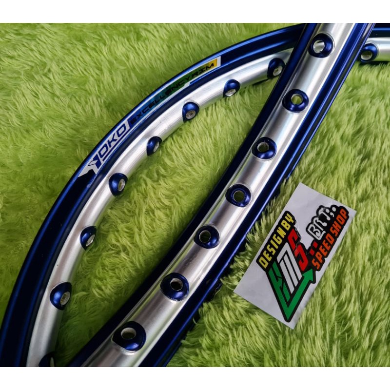 Velg Yoko 2tone Thailand Original Ukuran R-17 / 120-120