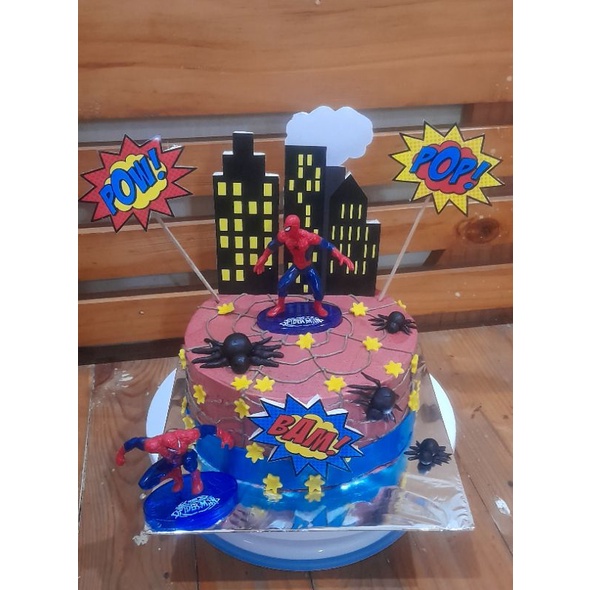 

kue ulang tahun tema spiderman