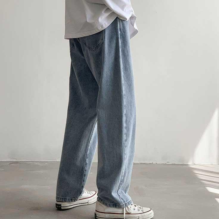 Tren Terbaru Celana Jeans Pria Kulot Oversize Jeans Pria Model Kulot