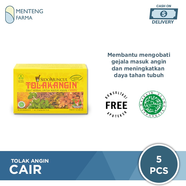 Tolak Angin Cair - Dus isi 5 Sachet