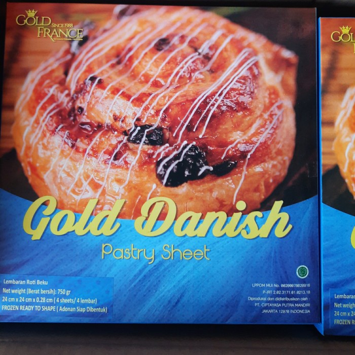 

ORIGINAL MURAH Danish Pastry Gold France Gold Danish