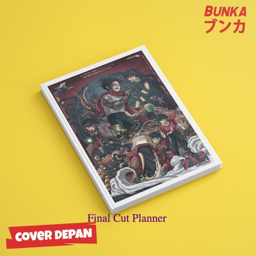 

Notebook Anime Akira 2A Hardcover A5 Buku Tulis Catatan Note Agenda Planner Jurnal .