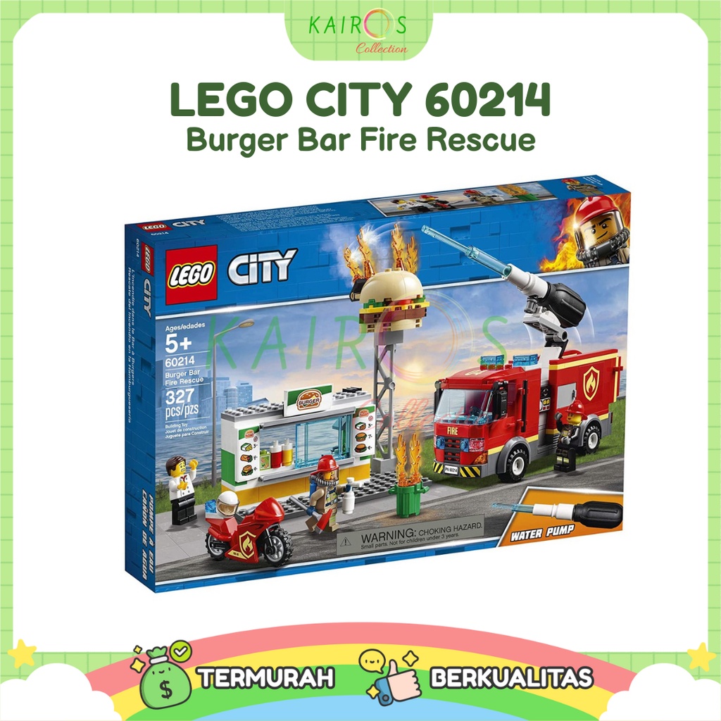 Lego City Burger Bar Fire Rescue 60214