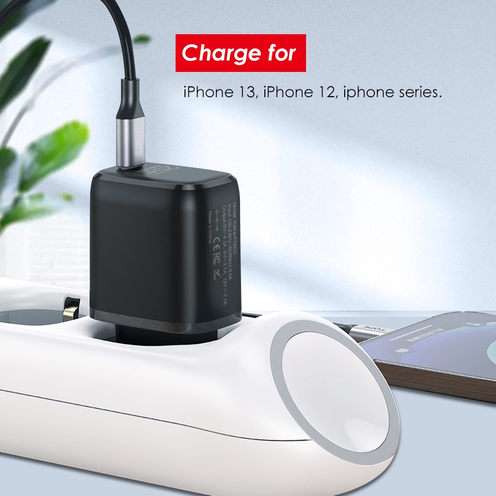 Pd Kepala charger mini 20w quick charging Plug Euusuk Untuk Handphone