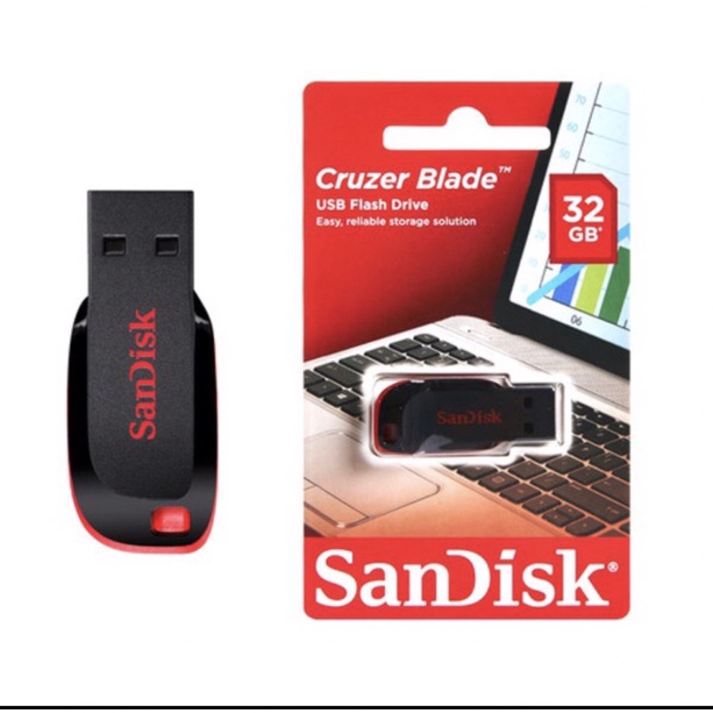 Flashdisk Cruzzer Blade 32Gb Sandisk