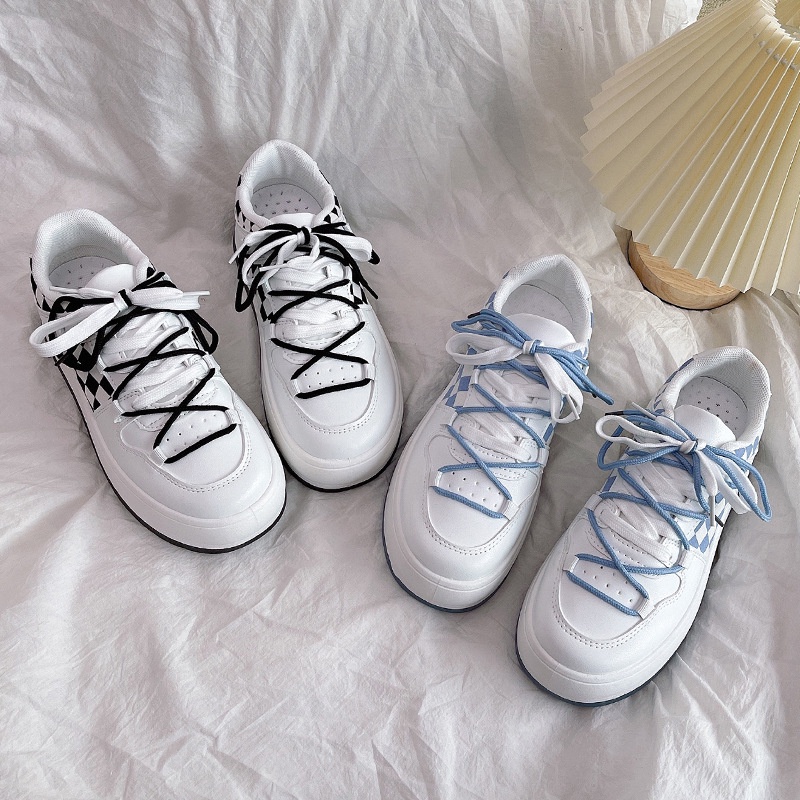 Free Box Sneakers Wanita Import Sneakers Korea Sepatu Snekers Wanita Trend NS B62