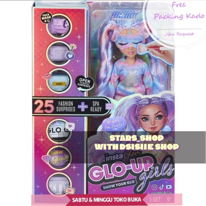 InstaGlam Glo Up Girls Sadie Fashion Doll Reveal With 25 Surprise