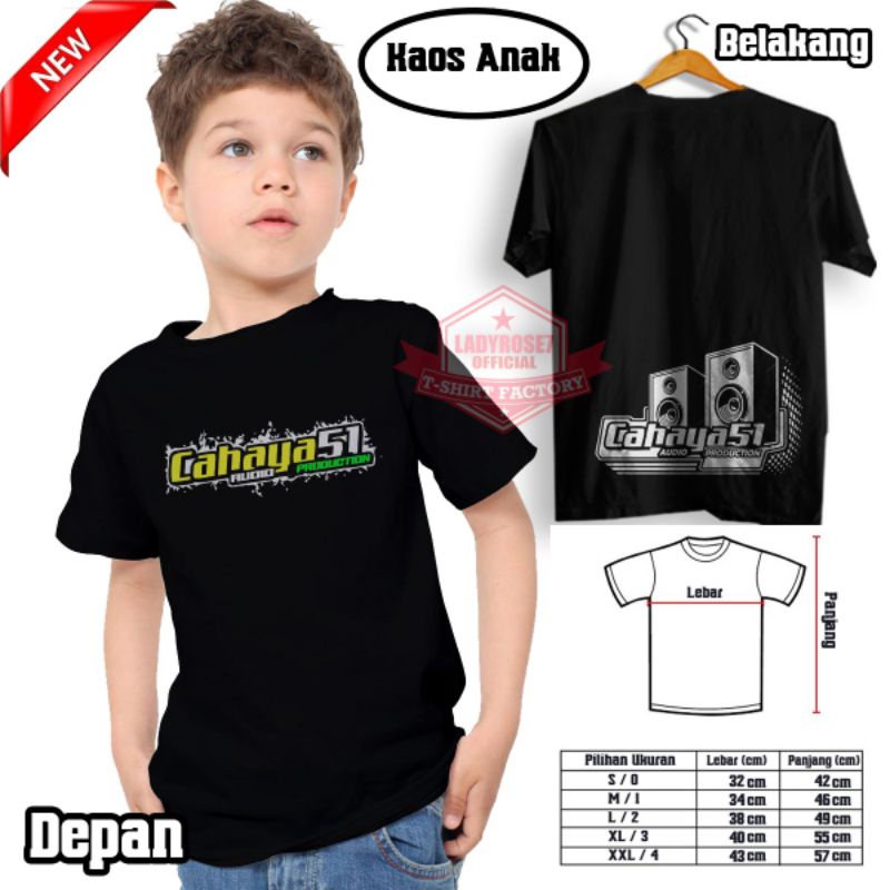 KAOS SOUND ANAK CAHAYA 51 TERBARU