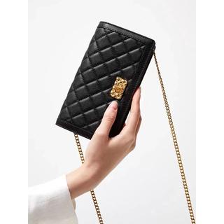 (PGBAGS) TAS SELEMPANG / TAS BAHU WANITA MICAELA QUILTED CHAIN SLING MINI BAG IMPORT PREMIUM #840448