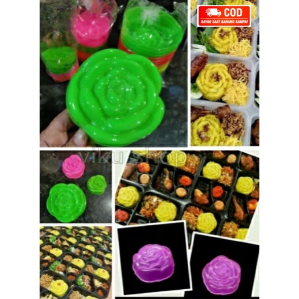 Cetakan Nasi Bento Puding Jelly Kue Plastik Besar