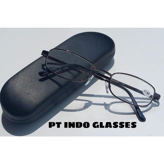 Kacamata Baca Plus Lensa [ASLI KACA] Frame TITANIUM Pria Dan Wanita