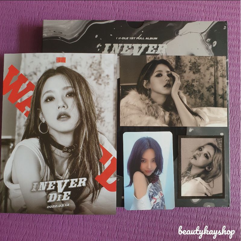 (G)i-dle Gidle I Never Die Album Unsealed Photocard/Postcard Soyeon Miyeon Yuqi