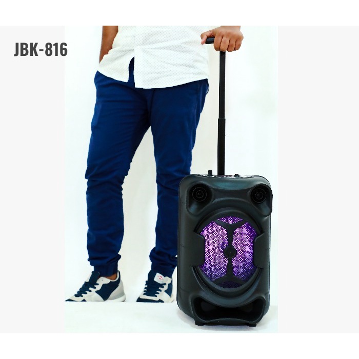 SPEAKER KOPER TWS BLUETOOTH+MIC JBK-815 JBK 816 PORTABLE 8 INCH SPEAKER KOPER PORTABLE SPEAKER MUSIC BOX BLUETOOTH