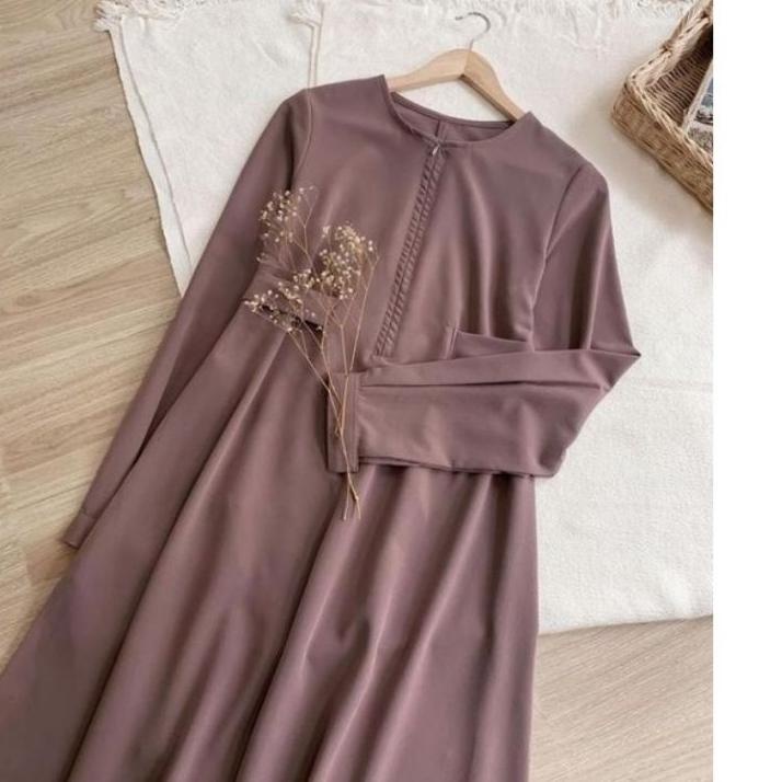 Abaya Polos Basic Abaya Jet black Abaya Turki Abaya Arab Abaya Terbaru Alula Series